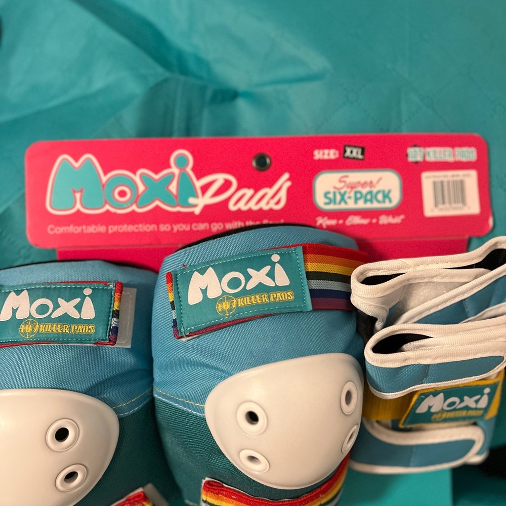 MOXI PADS 6-PACK 187 KILLER PADS JADE 2X THICK SET XXL NWT - Picture 9 of 12